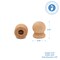 Small Wood Finials, 3/4 inch for Crafting & DIY Dcor |Woodpeckers